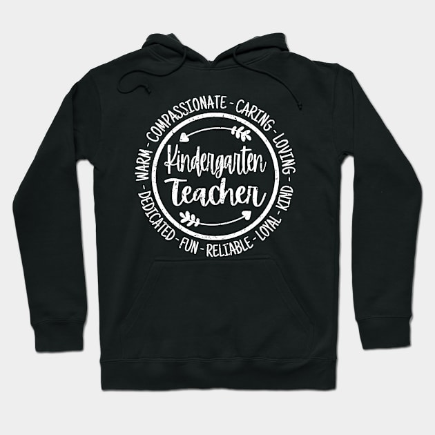 Kindergarten Teacher Vintage Hoodie by HeroGifts